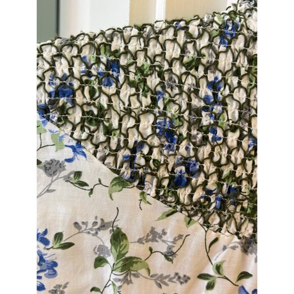 NWTs Sold Out Zara Printed Rustic Floral Dress Smocked size xs $90 A27 - Picture 11 of 11